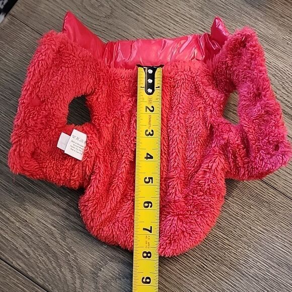 NWT Dog Winter Puffer Jacket Fleece inside Snaps Sz XS Chihuahua Small Dog Gift - Picture 6 of 12